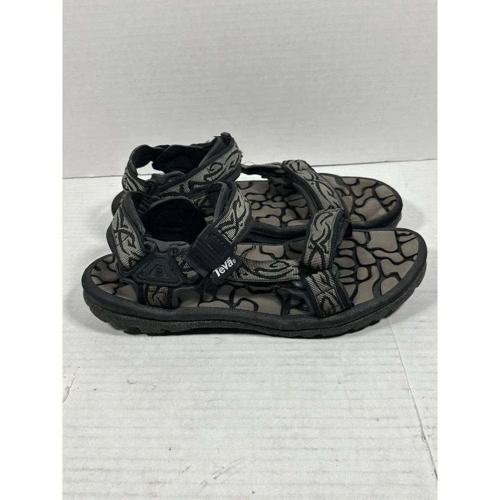 Teva Mens Hurricane XLT2 Sandals Black Olive Green Strappy Hiking Size 11